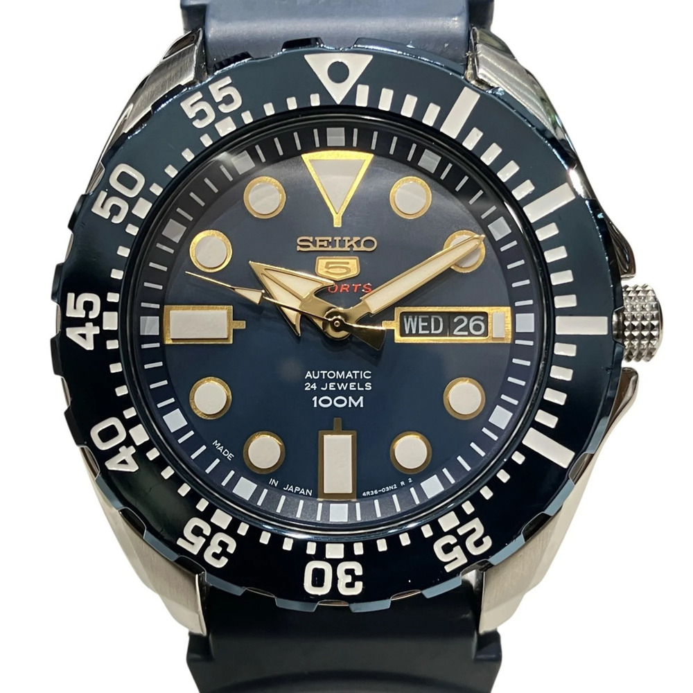 Seiko SEIKO wristwatch, total weight 124.6g, stainless steel and resin case, ...